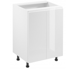 Kuchyňská dolní skřínka - ASPEN D60, Bílá/Bílý lesk