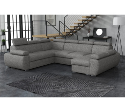 Sedací souprava Bodie U pravá šedá