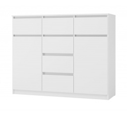 Komoda Malvína 2D6S, bílá