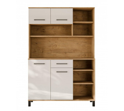 Kuchyňská skříňka Vega Bufet 120 dub lancelot/bílý lesk