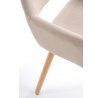 Jídelní židle K283, béžová
