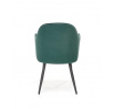Jídelní židle K464, Zelená/Černá