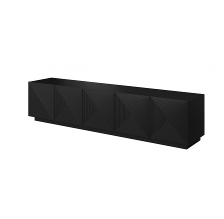 TV komoda Asha 200 5D, černý mat TV komoda Asha 200 5D, černý mat