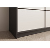 Posuvná skříň Calma 150 Černá+Bílá
