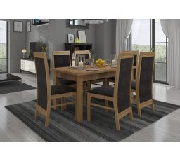 Sada stůl s židlemi RODOS 7 Craft Gold