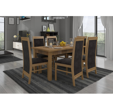 Sada stůl s židlemi RODOS 7 Craft Gold