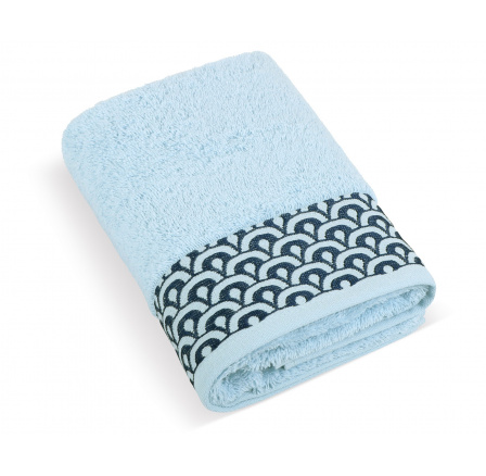 Froté ručník Krajka 50x100cm 500g světle modrá