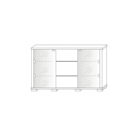 Komoda vysoká 2S + BAR 2DSZ KACPER Komoda vysoká 2S + BAR 2DSZ KACPER