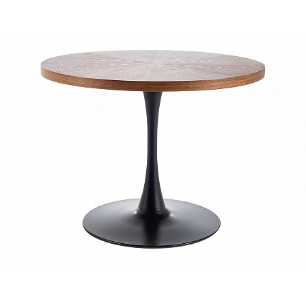 Jídelní stůl AMADEO, Ořech/Černý mat