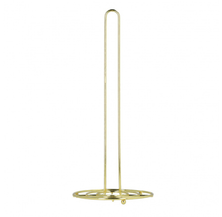 Stojan na papírové utěrky DUNCAN zlatý 15x35 cm