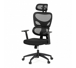 Kancelářská židle, houpací mechanismus, černá, KA-K2080 BK