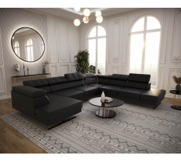 Rohová sedací souprava EMPORIO MAX II 300X350X180 přírodní kůže - pravá, přírodní kůže - volitelná barva