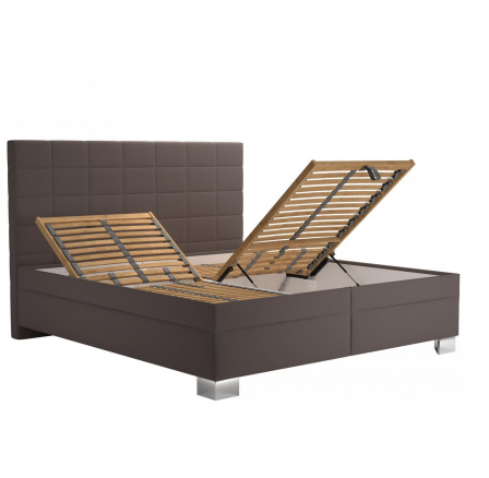 Postel Villy 180x200, hnědá Postel Villy 180x200, hnědá