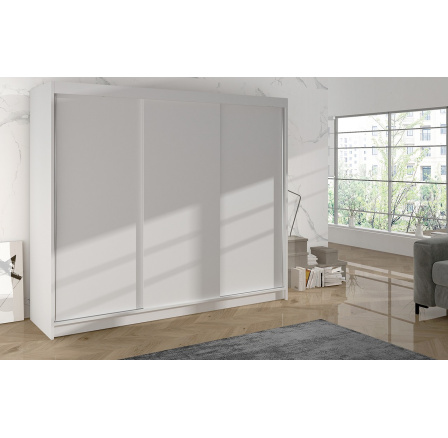 Skříň Debora II 200 - bílá