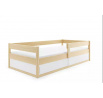 Dětská postel HUGO s matrací, Přírodní