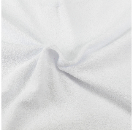 Froté prostěradlo bílé 90x200 cm na vysokou matraci 190g/m2