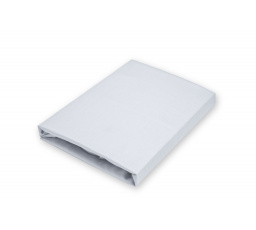 Napínací saténové prostěradlo světle šedé 90x200 jednolůžko