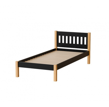 Postel "GAJA" - Barva korpusu: černá/přírodní dub