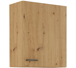Horní skříňka MODENA - 60 G-72 1F, Dub Artisan/Černý mat+Dub Artisan