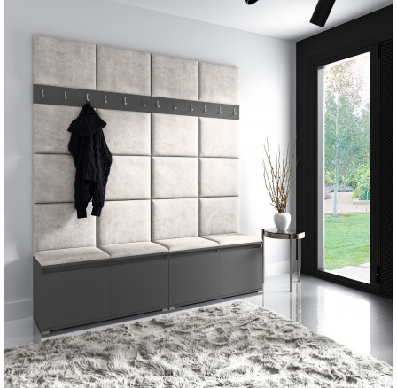 Předsíňová stěna EMI 4, Trinity 01/Grafit Předsíňová stěna EMI 4, Trinity 01/Grafit