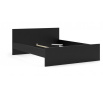 Postel Simplicity 213 160x200 cm černá MAT