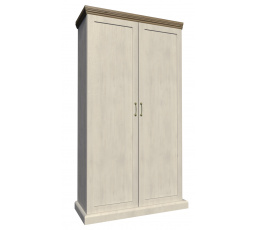 Šatní skříň ROYAL S2D, Borovice nordická + Dub Divoký