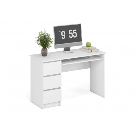 Psací stůl CINO, Bílá Psací stůl CINO, Bílá