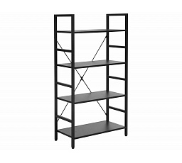 Regál LOFT R4, Černý