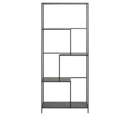 Vysoký regál Infinity černý mramor