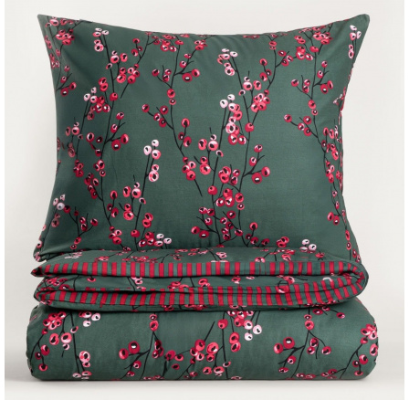 Povlečení HOLLYBERRY bavlněné ve svátečním vzoru 220x200 + 2*70x80 cm 758621