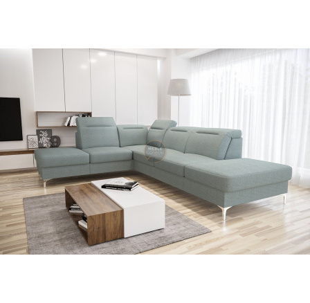 Rohová sedací souprava OSLO 295x220 - mátová , levá