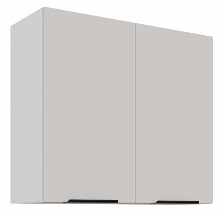 Horní skříňka COMBO - 80 G-72 2F, Bílá/Kašmír