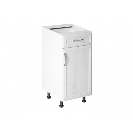 Kuchyňská dolní skříňka Sycylia D40S1-P, bílá