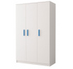 Šatní skříň 3D SMYK I - 19, Bílá Mat/Modrá