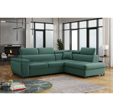 Rohová sedací souprava Wiliam P tyrkysová Rohová sedací souprava Wiliam P tyrkysová