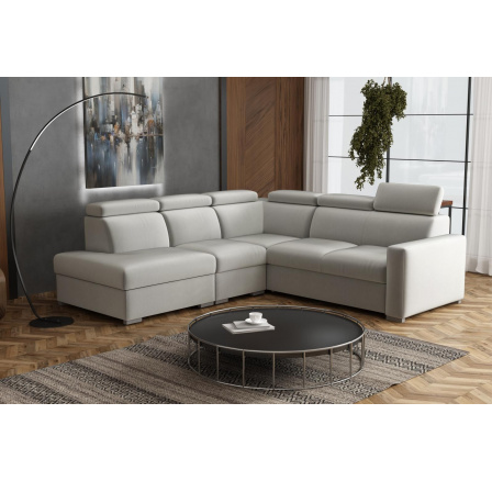 Sedací souprava Petrit VIII levá Paros světle šedá