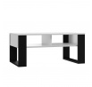 Konferenční stolek SAVA 2, Bílá/Černá