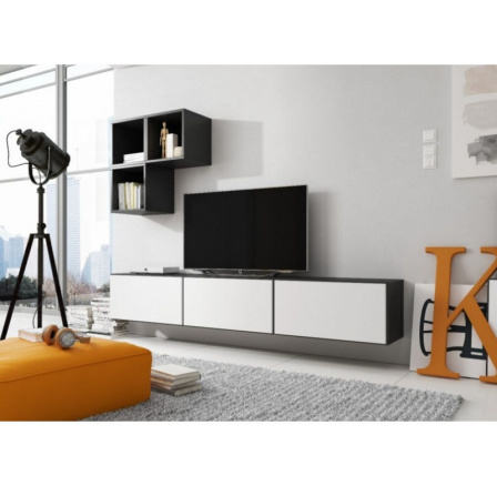 ROCO 6 - obývací stěna Č/B ROCO 6 - obývací stěna Č/B