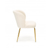 Jídelní židle K474, Krémová/Zlatá