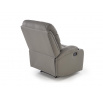 Polohovatelné křeslo PERUS, Šedá ekokůže
