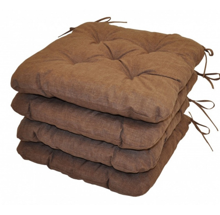 Sedák UNI Maxi barva hnědý melír - set 4 kusy Sedák UNI Maxi barva hnědý melír - set 4 kusy