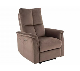 Rozkládací křeslo NEPTUN, VELVET Cappuccino BLUVEL 38