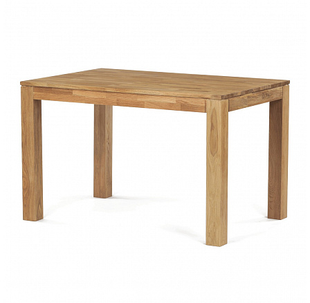 Jídelní stůl 120x80cm, masiv, dub, DS-H120 DUB