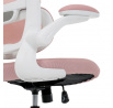 Kancelářská židle, houpací mechanismus, růžová síťovina, KA-C807 PINK