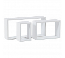 Polička, mdf, bílá, P-009 WT2