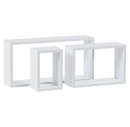 Polička, mdf, bílá, P-009 WT2