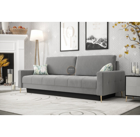 Sofa PIANO DL 225 cm - šedá