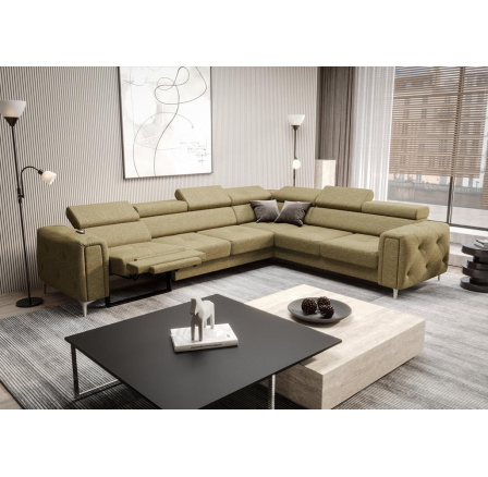 Rohová sedací souprava s funkcí , relax ORION I 325x255 cm - volitelný odstín , pravá