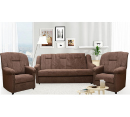 Sedací souprava Panda S 3+1+1 Alfa 08 hnědá