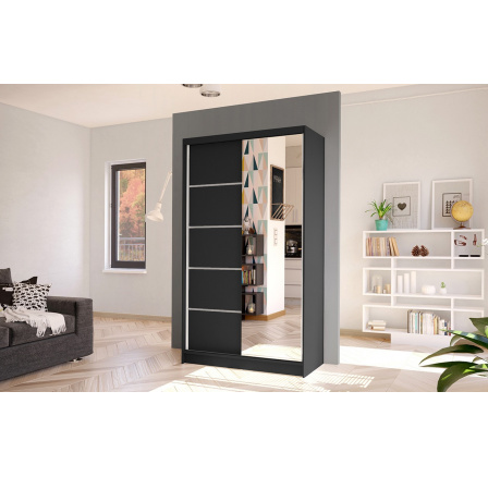 Skříň Diem III 100 - černá